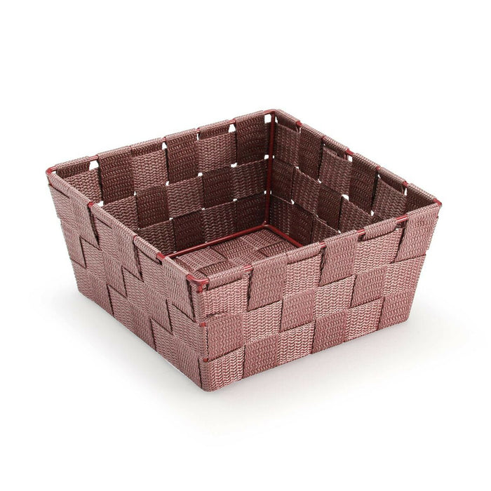 Cesta Versa Rosa Textil 19 x 9 x 19 cm