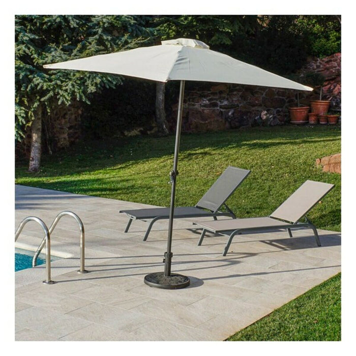 Tumbona DKD Home Decor reclinable PVC Aluminio (191 x 58 x 98 cm)
