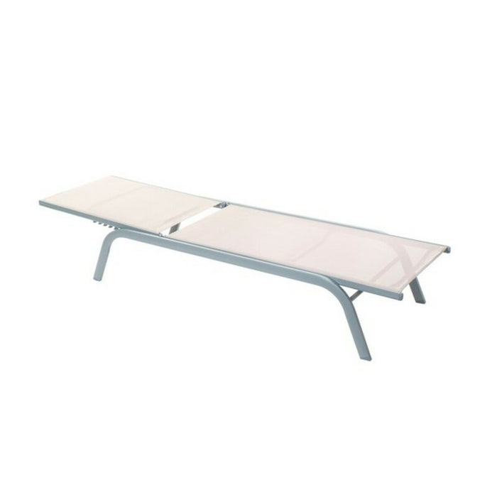 Tumbona DKD Home Decor reclinable PVC Aluminio (191 x 58 x 98 cm)