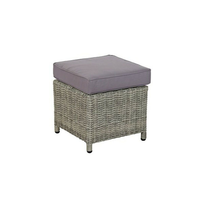 Conjunto de Sofá y Mesa DKD Home Decor MB-166669 Exterior Cristal Poliéster ratán sintético Acero (267 x 204 x 90 cm) (4 pcs)