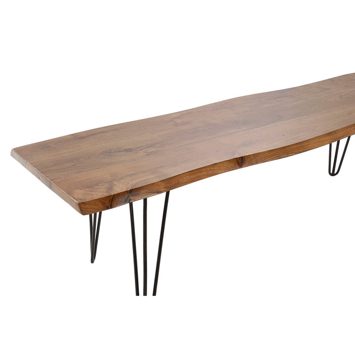Banco DKD Home Decor 160 x 46 x 46 cm Natural Negro Marrón claro Alpino