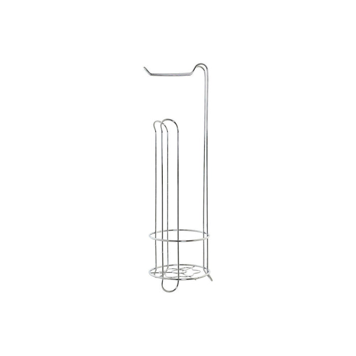 Portarrollos de Papel Higiénico DKD Home Decor Plateado Metal Plástico Cromado 16 x 15 x 16 cm