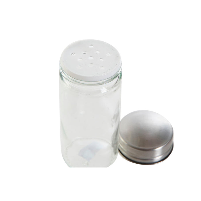 Especiero DKD Home Decor Cristal Acero Inoxidable 10 cm 17 x 17 x 23 cm
