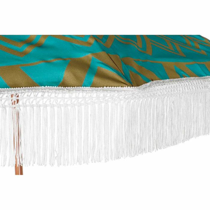 Ombrellone DKD Home Decor Mandala Naturale Poliestere Acciaio Alluminio (180 x 180 x 200 cm)