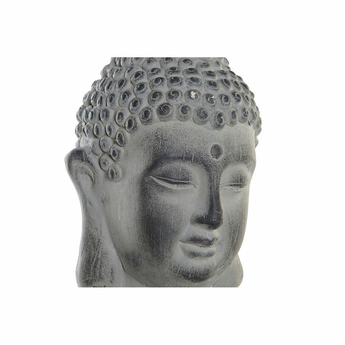 Figura Decorativa para Jardín DKD Home Decor Gris Metal Resina Magnesio Buda 30 x 40 cm 42,5 x 35 x 67 cm (42,5 x 35 x 67 cm)