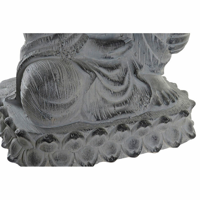Figura Decorativa para Jardín DKD Home Decor Gris Metal Resina Magnesio Buda 30 x 40 cm 42,5 x 35 x 67 cm (42,5 x 35 x 67 cm)