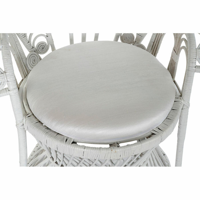 Sedia da giardino DKD Home Decor 96 x 66 x 145 cm 96 x 66 x 140 cm Metallo Bianco 30 x 40 cm