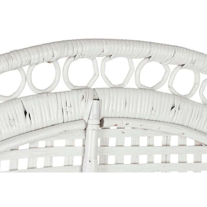 Sedia da giardino DKD Home Decor 96 x 66 x 145 cm 96 x 66 x 140 cm Metallo Bianco 30 x 40 cm