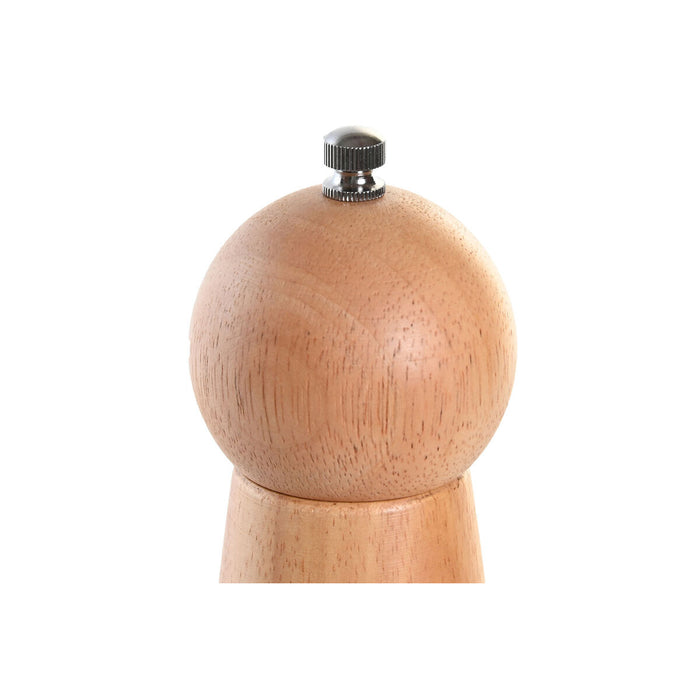 Pimentero DKD Home Decor 6 x 6 x 21 cm Natural Acero Inoxidable Bambú