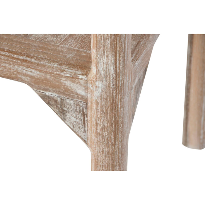 Mobile Aggiuntivo Home ESPRIT Naturale Cristallo Teca Legno Riciclato 75 x 40 x 182 cm