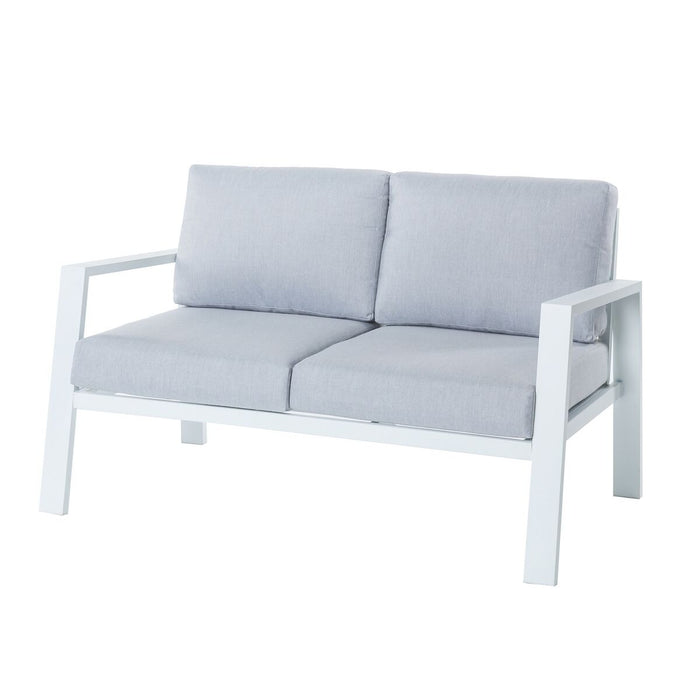 Divano a 2 Piazze Thais 132,20 x 74,80 x 73,30 cm Alluminio