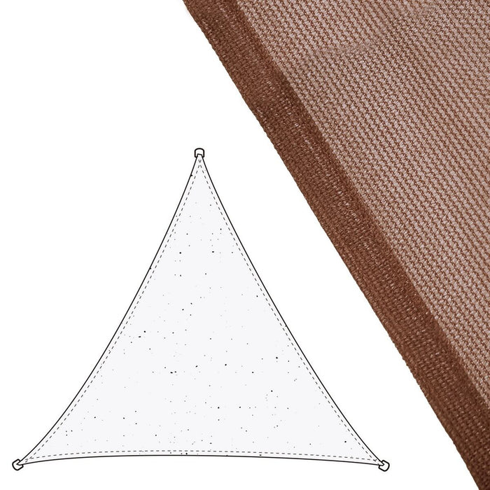 Tela Toldo 3,5 x 3,5 m 350 x 350 x 0,5 cm Polietileno Chocolate