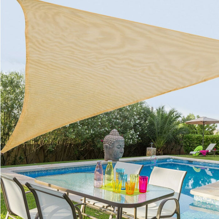 Tela Toldo 3,5 x 3,5 m 350 x 350 x 0,5 cm Polietileno Chocolate