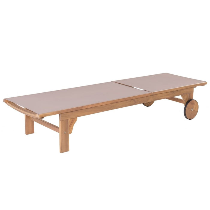 Tumbona Nina 200 x 65 x 36 cm Beige