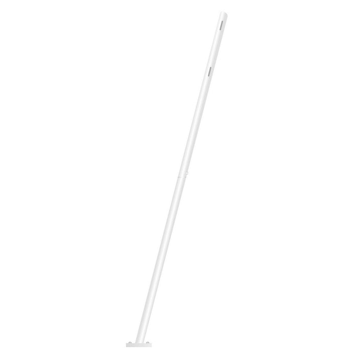 Albero 4,5 x 250 cm Acciaio Bianco