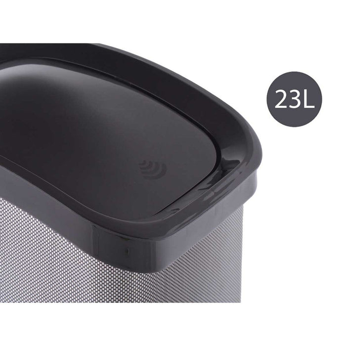 Cestino Fibra di carbonio Oscillante Plastica Grigio scuro (27,3 x 43,7 x 34 cm)