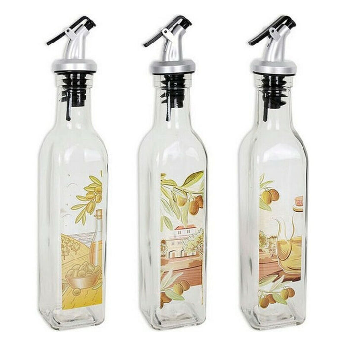 Cruet 250 ml Glass Wine Pourer 4,8 x 4,8 x 24,5 cm