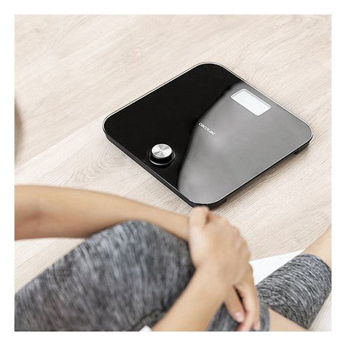 Báscula Digital de Baño Cecotec EcoPower 10000 Healthy Black LCD 180 kg Negro 180 kg