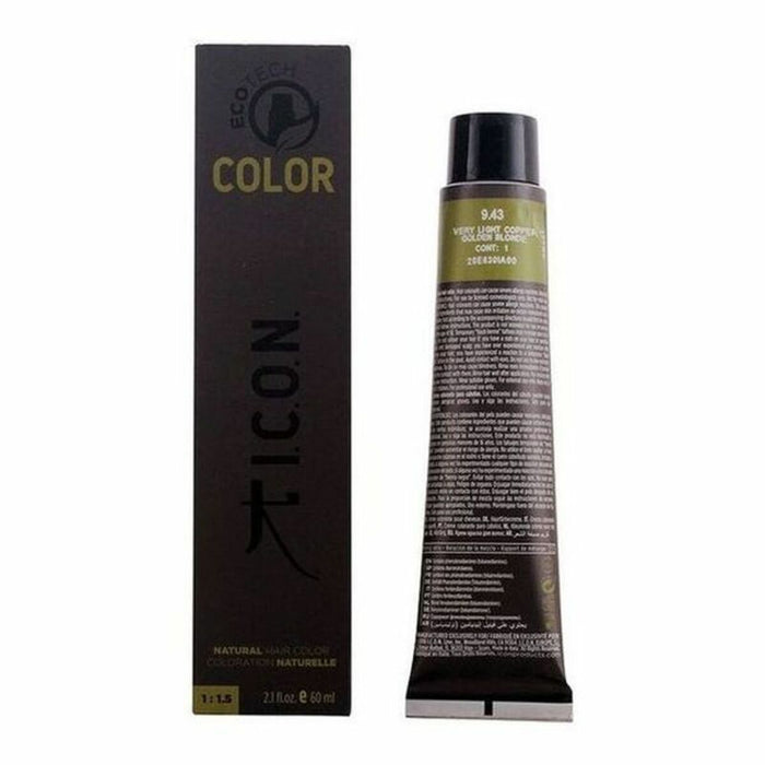 Crema Colorante Ecotech Color I.c.o.n. 8436533672780 Nº 9.0-rubio muy claro 60 ml
