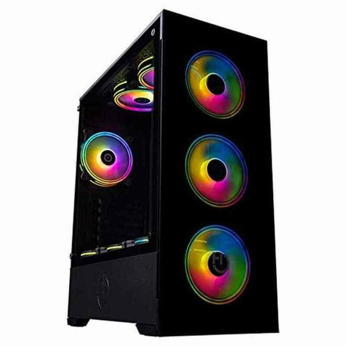 Caja Semitorre Micro ATX / ATX Hiditec Z20 ARGB RGB LED Negro