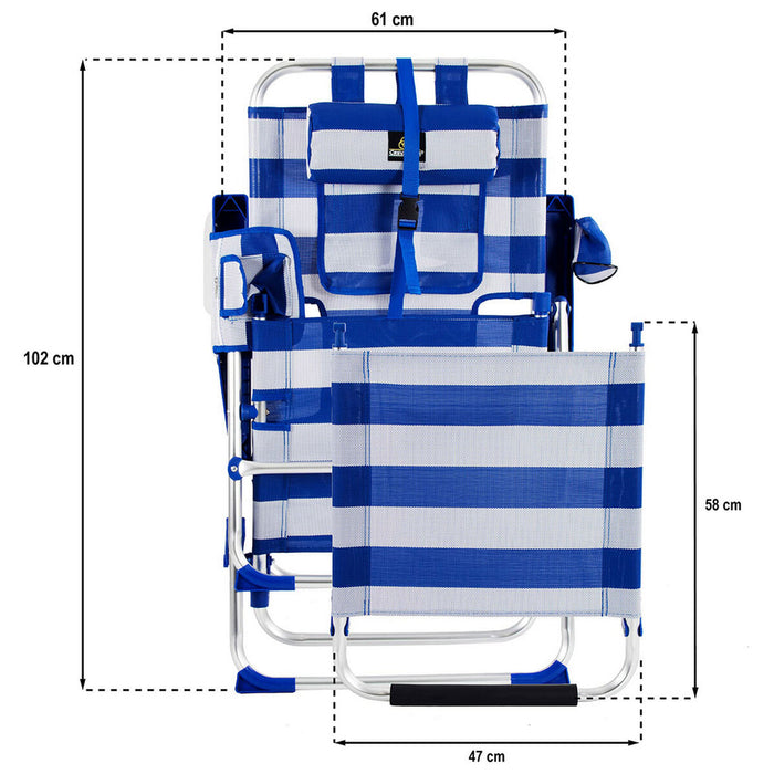 Tumbona 108 x 126 x 47 cm Marinera