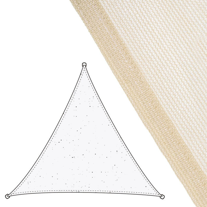 Tela Toldo 3,5 x 3,5 m 350 x 350 x 0,5 cm Beige Polietileno