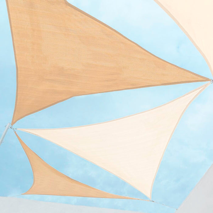 Tela Toldo 3,5 x 3,5 m 350 x 350 x 0,5 cm Beige Polietileno