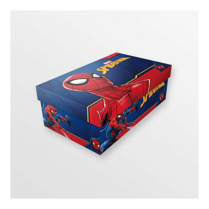 Zapatillas Casual Niño Spiderman Luces Azul