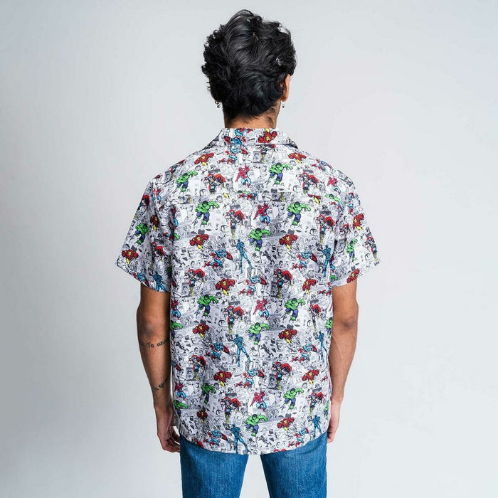 Camisa Marvel Gris claro