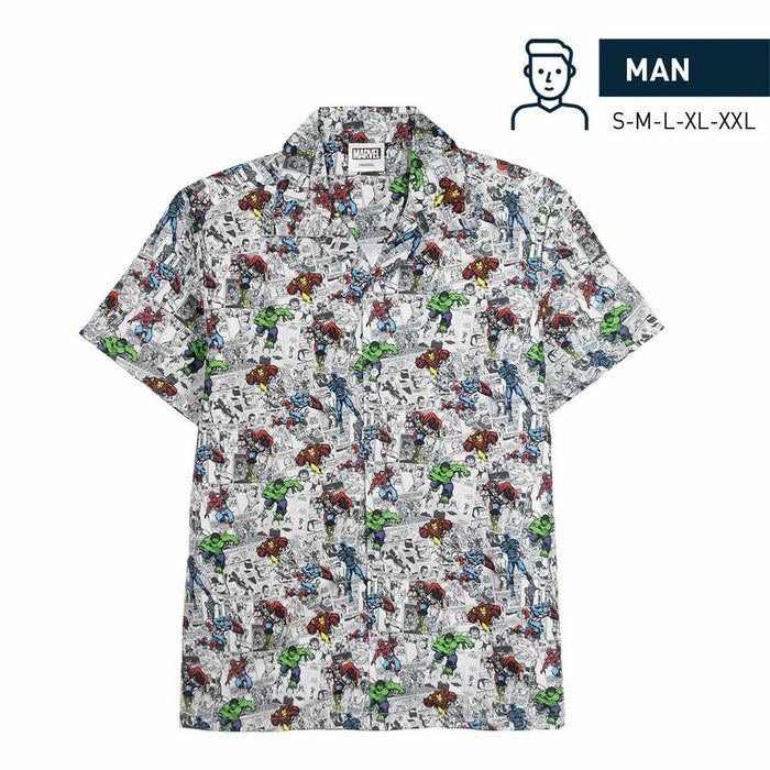 Camisa Marvel Gris claro