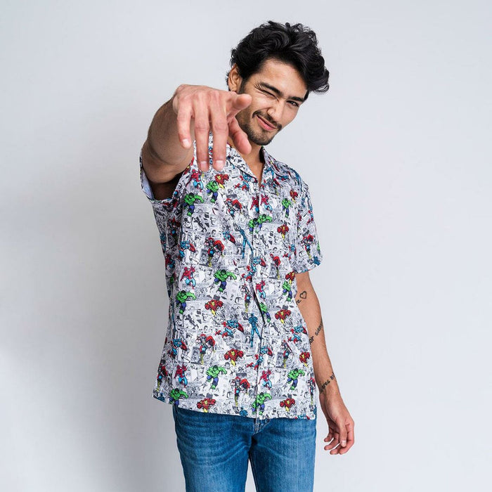 Camisa Marvel Gris claro