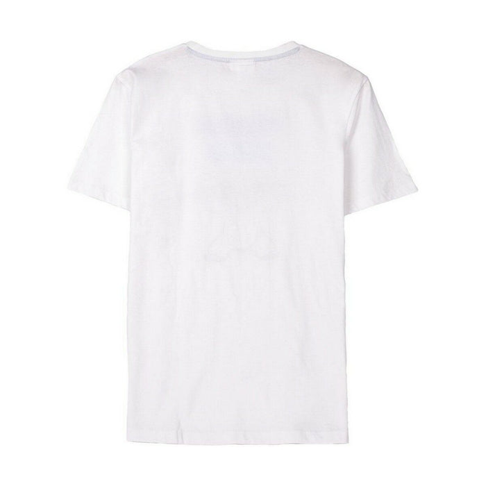 Maglia a Maniche Corte Uomo Stitch Bianco