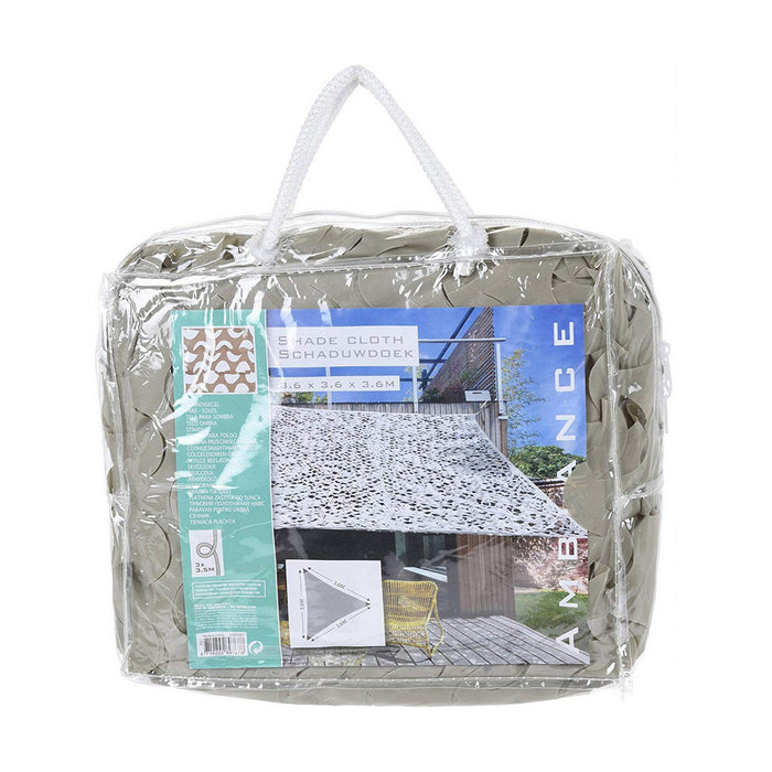 Tenda Ambiance Triangolare Multicolore Sabbia 3,6 x 3,6 x 3,6 m