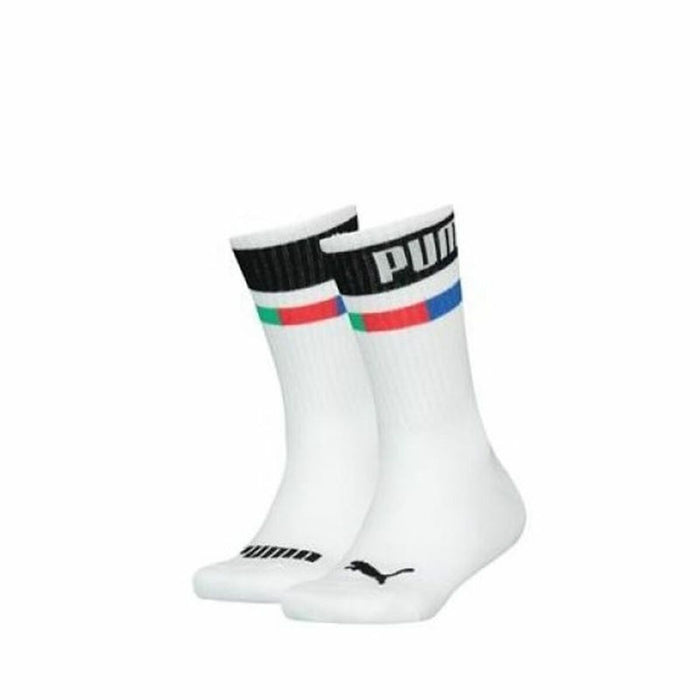 Sports Socks Puma Seasonal Crew White