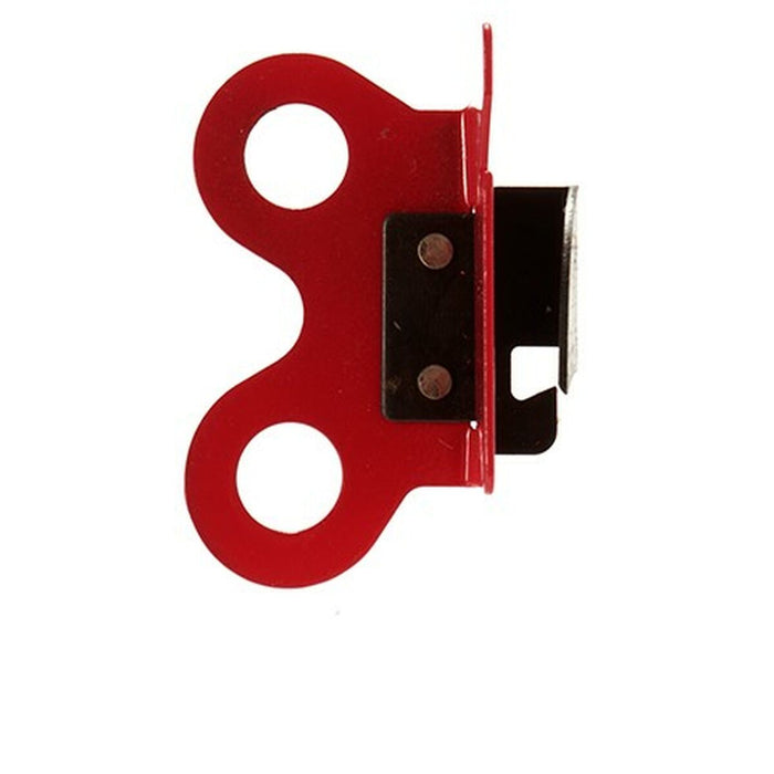Apriscatole Rosso Nero Acciaio (5 x 6,7 x 2,5 cm) (12 Unità)