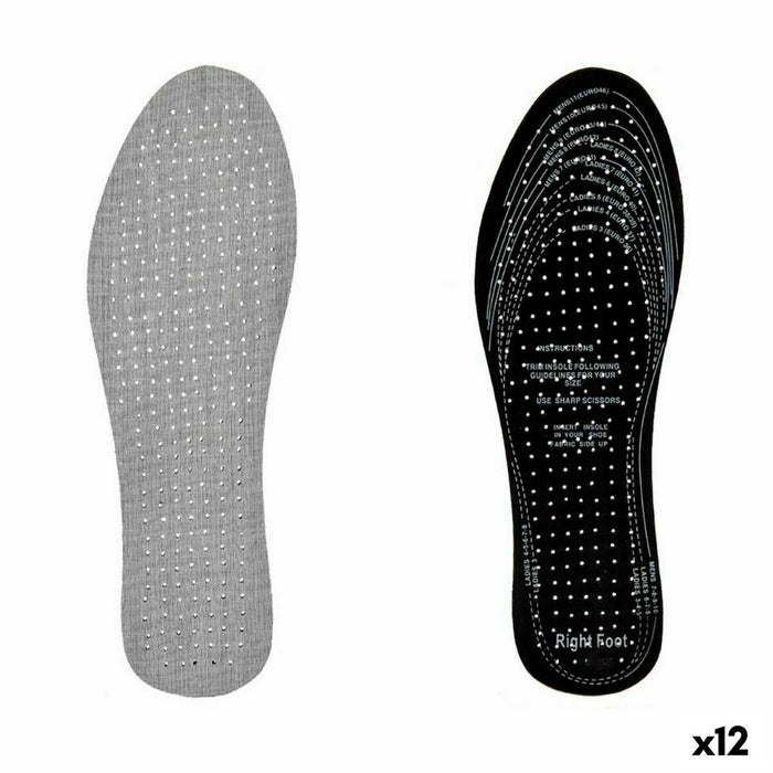 Modelli Extra Fresh Nero Grigio Cotone Lattice 9,5 x 30 cm (12 Unità)