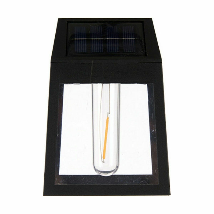 Aplique de Pared Carga solar Cuadrado Negro Plástico (24 Unidades)