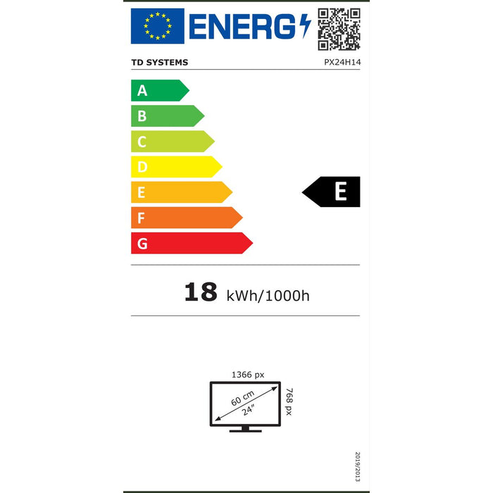 Televisione TD Systems PX24H14 HD Ready 24"