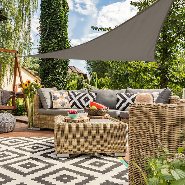 Toldo Aktive Triangular Gris 360 x 0,5 x 360 cm (6 Unidades)