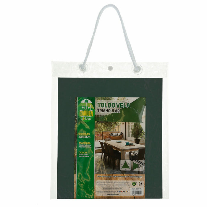 Tenda Aktive Triangolare Verde 500 x 0,5 x 500 cm (4 Unità)