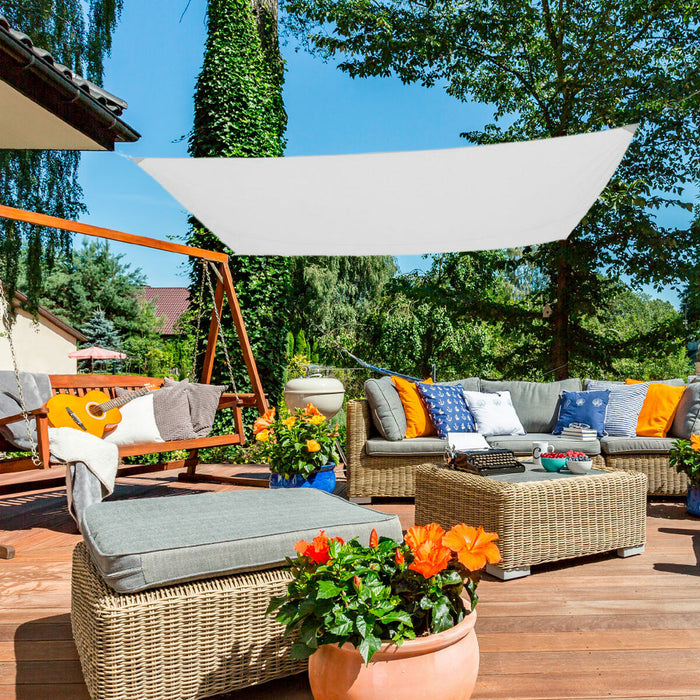 Toldo Aktive Triangular Blanco 300 x 0,5 x 400 cm (4 Unidades)
