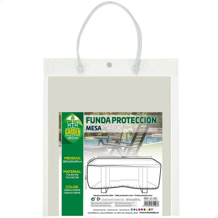 Funda Protectora Aktive Mesas Polietileno 180 x 60 x 110 cm (6 Unidades)