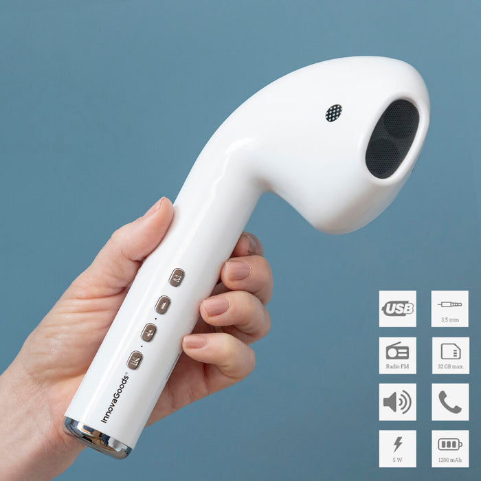 Altoparlante Senza Fili Multifunzione a Forma di Auricolare Gigante Funsker InnovaGoods