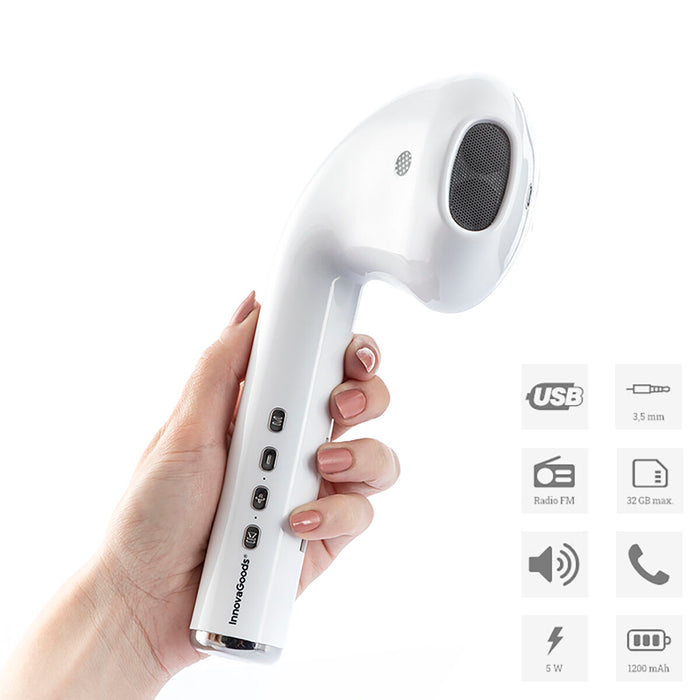 Altoparlante Senza Fili Multifunzione a Forma di Auricolare Gigante Funsker InnovaGoods