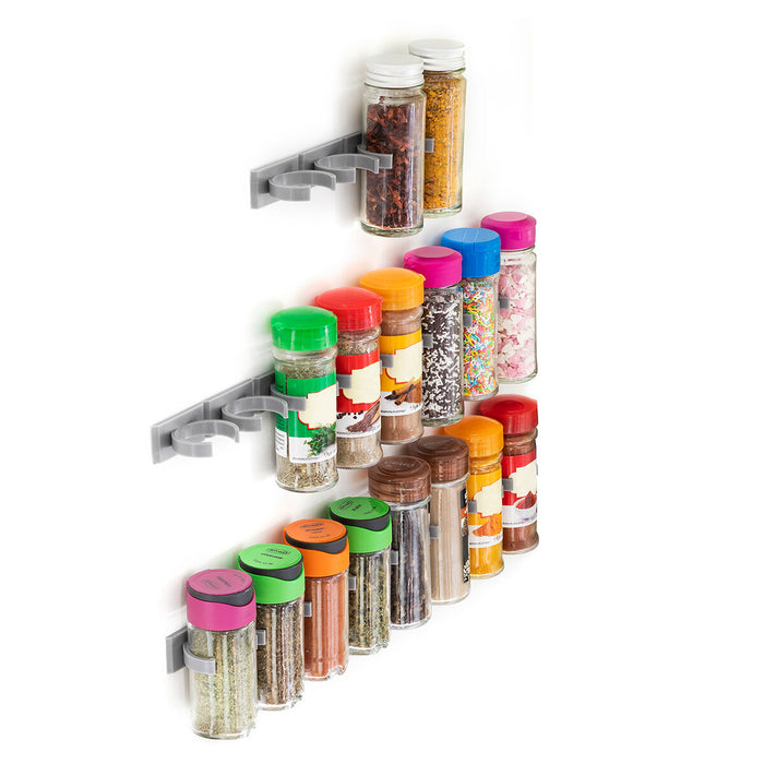 Sistema per Organizzare Spezie Adesivo e Divisibile Jarlock x20 InnovaGoods