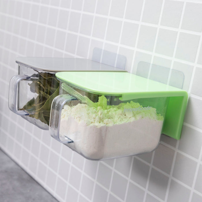 Removable Adhesive Kitchen Containers Handstore InnovaGoods Pack of 2 units